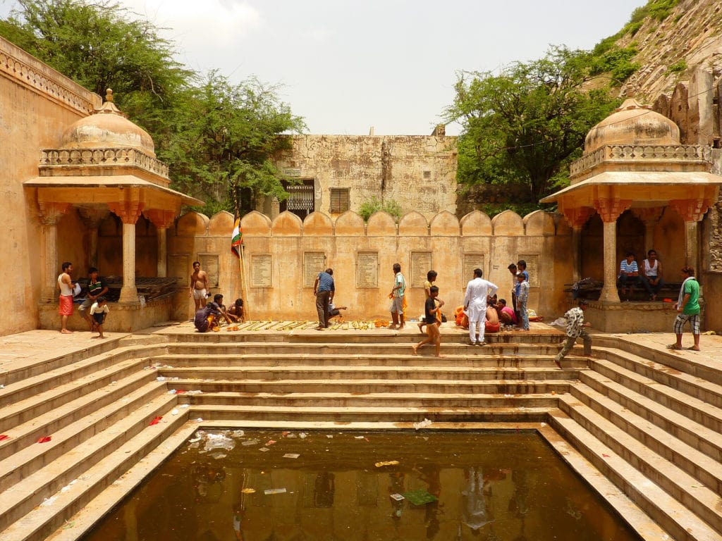 Monkey temple Jaipur India