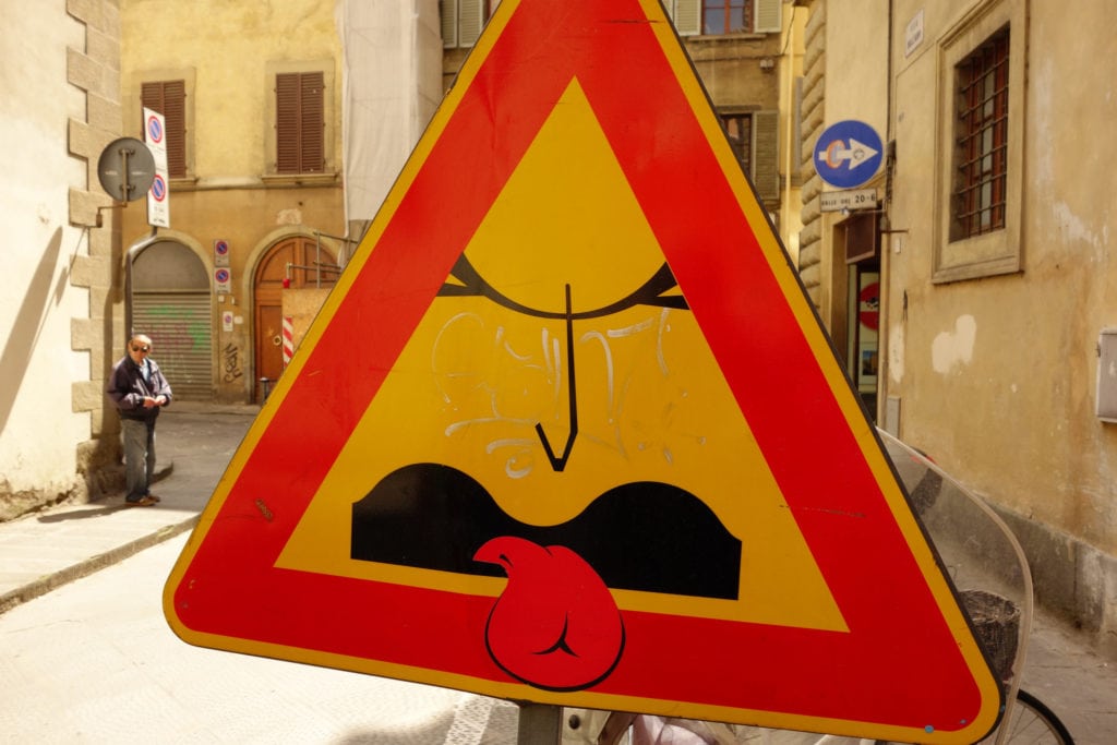 Traffic signs Florence