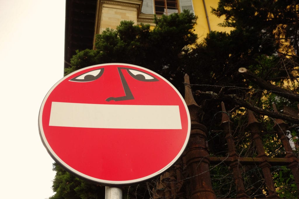 Traffic signs Florence