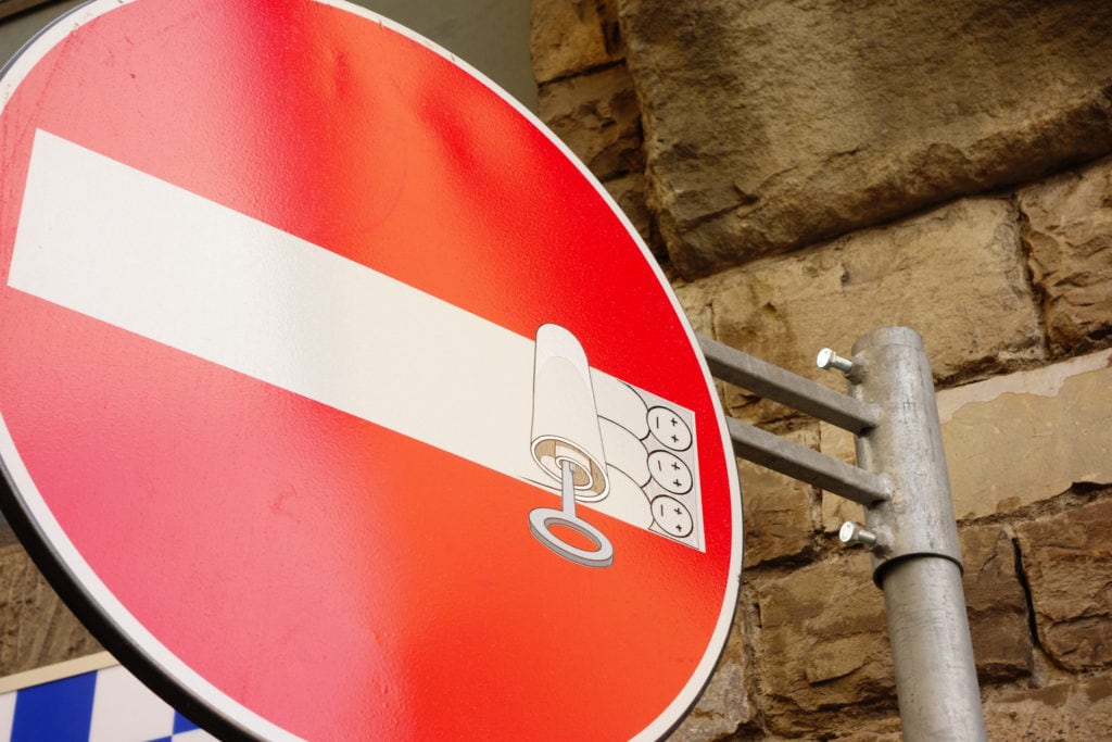 Traffic signs Florence