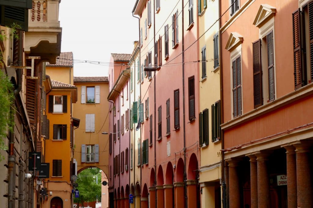 Medieval streets Bologna