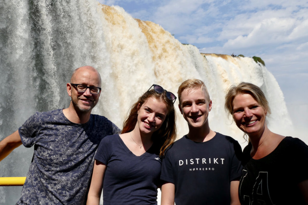 Family at Iguazu