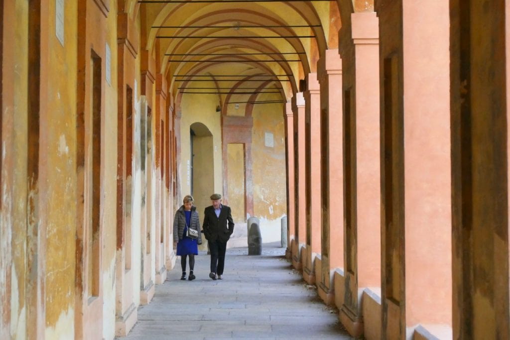 Bologna San Luca portico