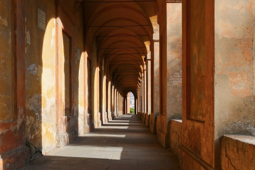 Bologna San Luca portico