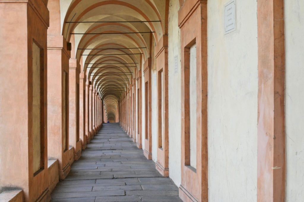 Bologna San Luca portico