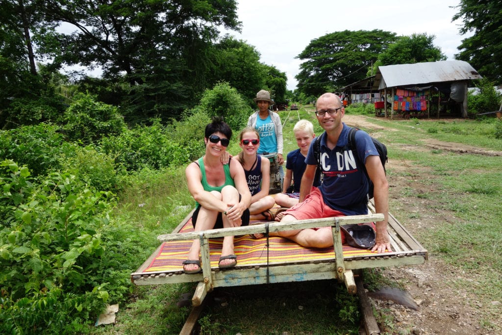 Bamboo train