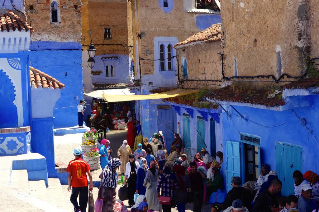 People Chefchaouen Morocco