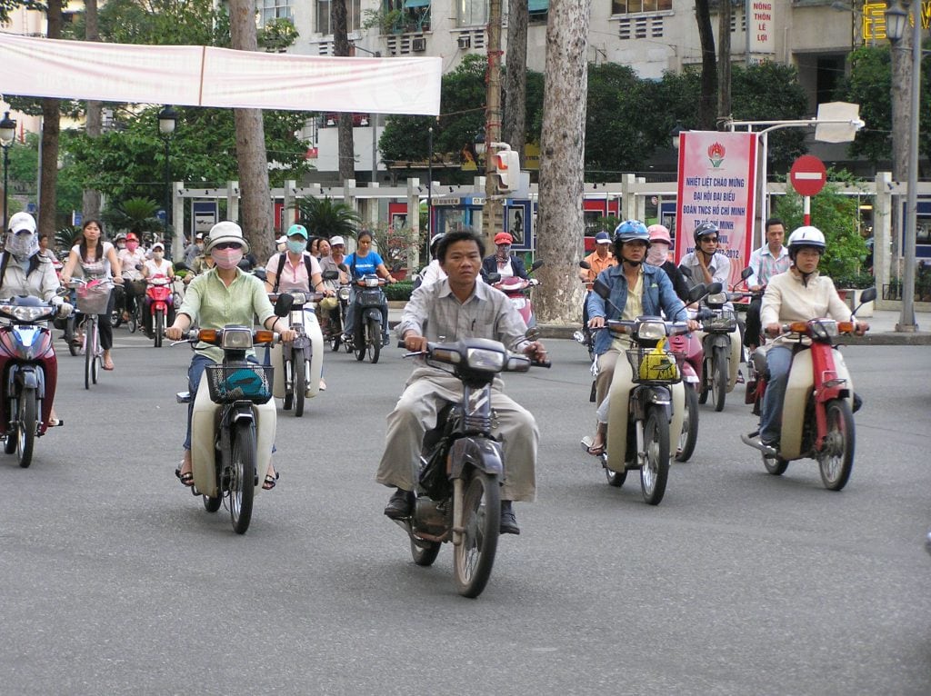 Streets of Hanoi motorbike