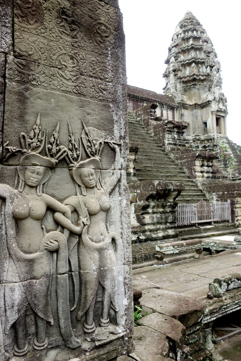 Inside Angkor Wat temple