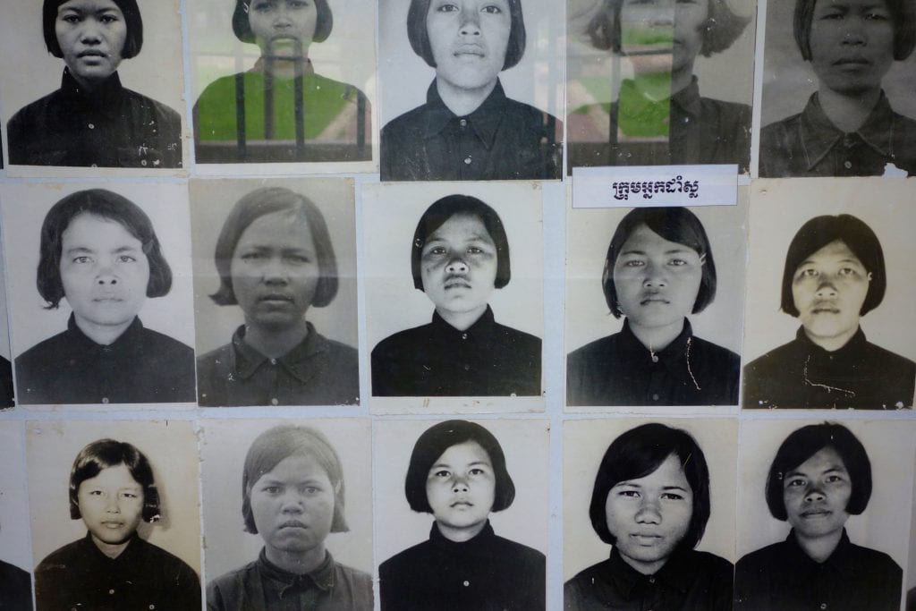 Pictures Tuol Sleng museum