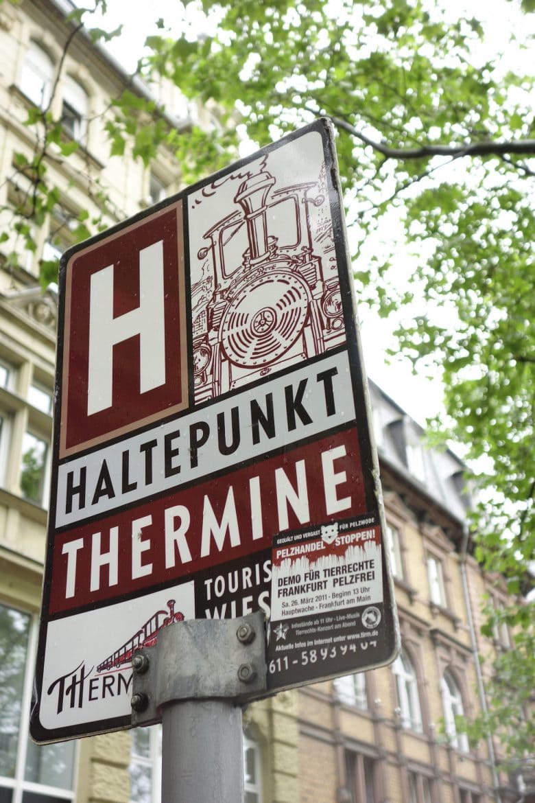 Haltepunkt Thermine train