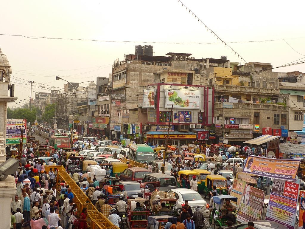 India traffic chaos