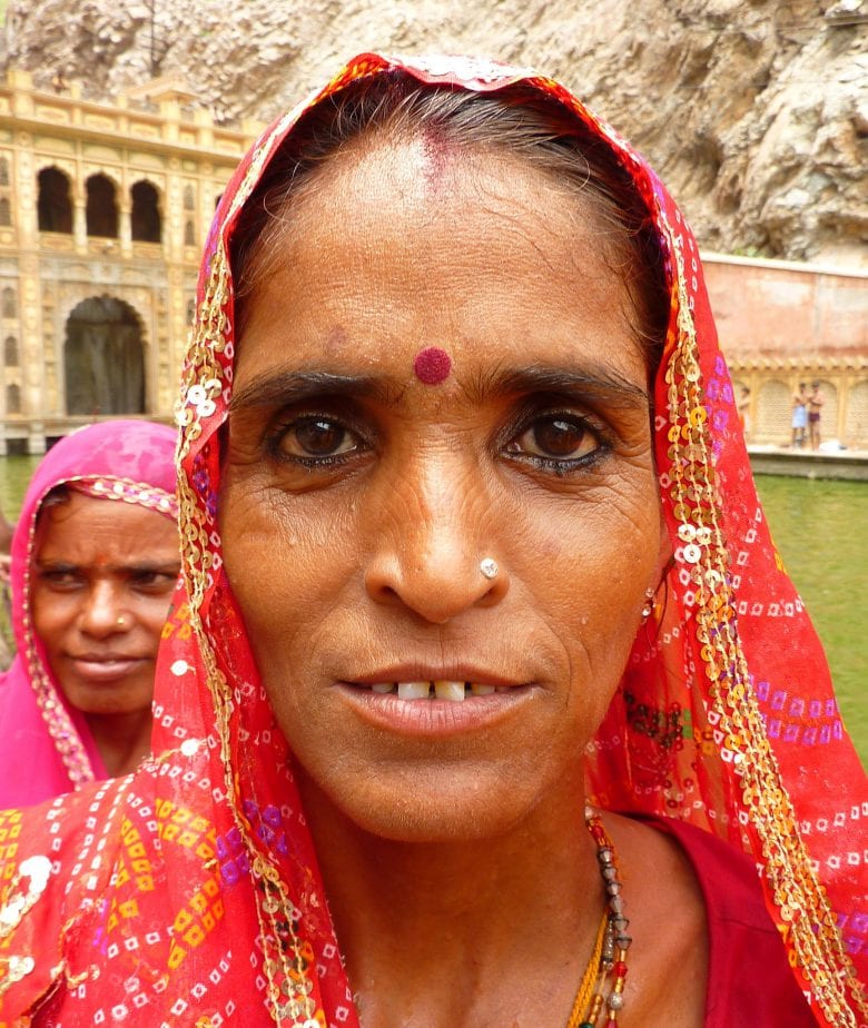 India woman portrait