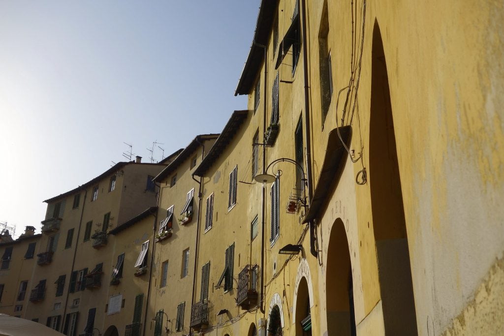 Houses of Lucca in Italy