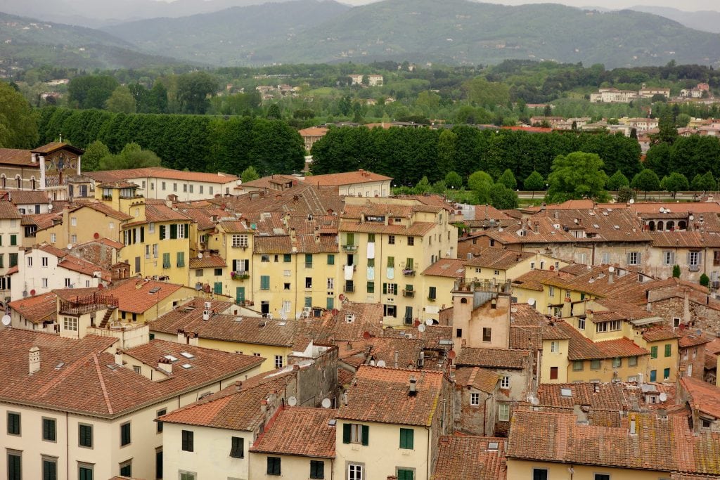 Lucca from above