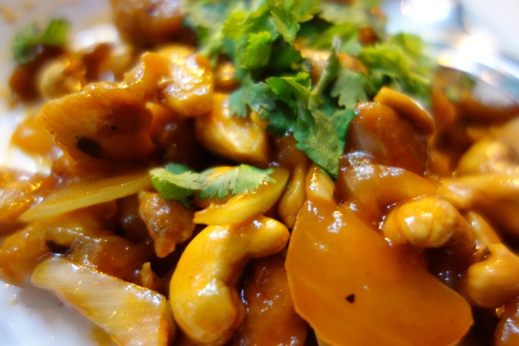 Chicken cashew nut dish