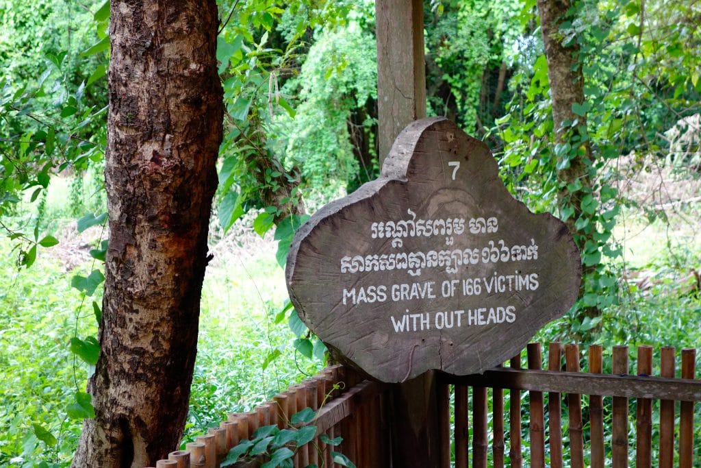 Mass grave Killing Fields Cambodia