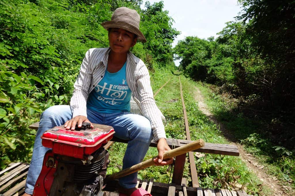 Driver bamboo train