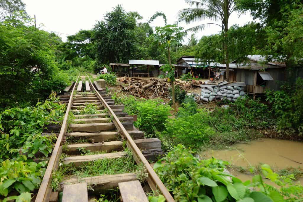 Bamboo train Battambang Cambodia